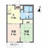 パセオわかば Bの間取り画像