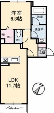 エクレールEの間取り画像