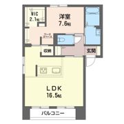 セゾンヴィラージュBの間取り画像