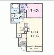 アスフォートⅠの間取り画像