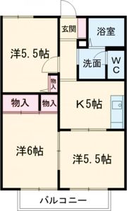 ディアス花水木 A棟の間取り画像