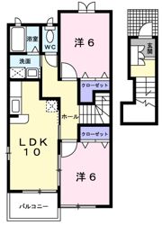 フィオーレ Bの間取り画像