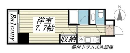 HF愛宕橋レジデンスの間取り画像