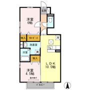 ベルパージュ A棟の間取り画像