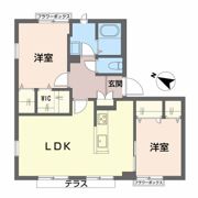 スカイハイツ植田の間取り画像