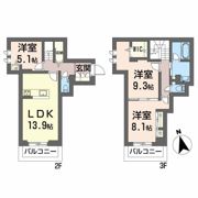 シャーメゾン ラ テラの間取り画像