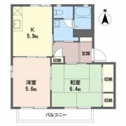 グリーンハイツ島立 Cの間取り画像