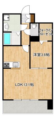 クロノス40新町IIIの間取り画像