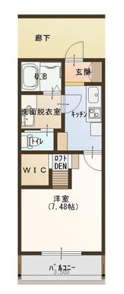 ルネス パルテールの間取り画像