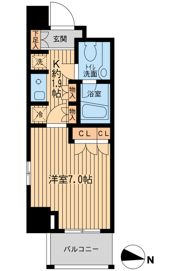 エコロジー東陽町プロセンチュリーの間取り画像