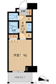エコロジー東陽町プロセンチュリーの間取り画像