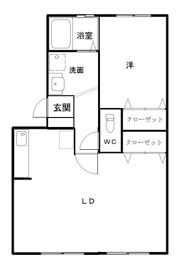 ラフォーレの間取り画像