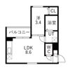 MOVE中村公園PREMIOの間取り画像