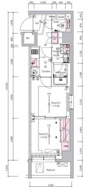SYFORME SHINKOYASUの間取り画像
