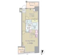 リンデンコート市ヶ谷の間取り画像