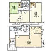 千歳台戸建の間取り画像