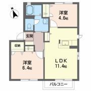 プレッセ山根Fの間取り画像