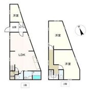 緑ケ丘戸建の間取り画像
