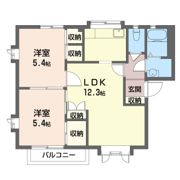 ヴェルドミ―ル Aの間取り画像
