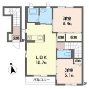 ソレアードEの間取り画像