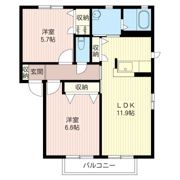 リバーシティーCの間取り画像
