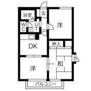 ラフォーレ柊の間取り画像