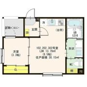 シャルム名古屋Ⅱの間取り画像