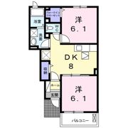 ブラン ミュール 七夕Ⅱの間取り画像