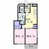 メゾンディオール Bの間取り画像