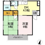 レジデンスJINの間取り画像