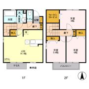 フランシール Bの間取り画像