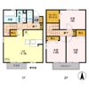 フランシール Bの間取り画像