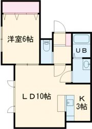 Withcourt 1条通 1stの間取り画像