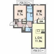 マストタウン上所 Aの間取り画像