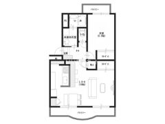 マンション山﨑の間取り画像