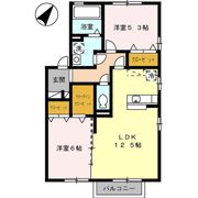 ボヌール コート B棟の間取り画像