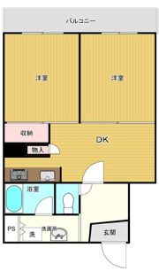 栄町ダイヤハイツの間取り画像