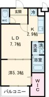 ヴェルメゾン南郷の間取り画像