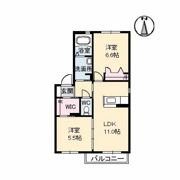 ベルデ B棟の間取り画像