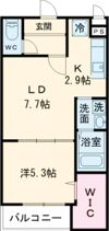 ヴェルメゾン南郷の間取り画像