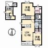 シャーメゾン神辺 A棟の間取り画像