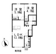 ルーチェ・Bの間取り画像