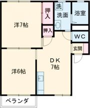 グリーンパーク玉池 Aの間取り画像