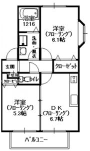 マ・メゾン・クレールの間取り画像