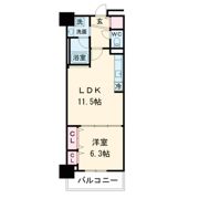 グランセジュール大国町の間取り画像