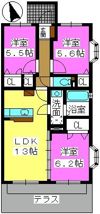 アムール空港南の間取り画像