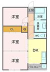 コーポ宮ケ崎の間取り画像
