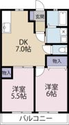 リヴィエールⅡの間取り画像