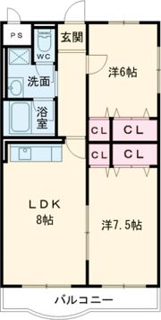 コロリエ光紀の間取り画像