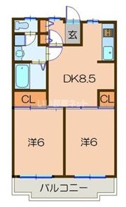 プレサージュ川崎の間取り画像